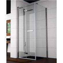 Mampara angular puerta plegable y fijo BO307 Kassandra