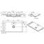 Lavabo de encastrar CLEAN 103 CT