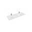 Lavabo de encastrar CLEAN 123 dos senos