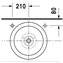 Lavabo sobre encimera Bagnella Circular 48 DURAVIT
