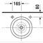 Lavabo sobre encimera Bagnella Circular 40 DURAVIT