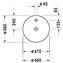 Lavabo sobre encimera CapeCod Circular DURAVIT