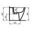 Bid&eacute; a suelo y a pared CONNECT SPACE Ideal Standard