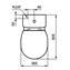 Inodoro completo compacto CONNECT SPACE C&uacute;bico Ideal Standard