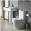 Inodoro completo compacto CONNECT SPACE C&uacute;bico Ideal Standard