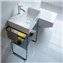 Lavabo sobre encimera o mural 100 DuraSquare DURAVIT