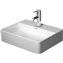 Lavabo sobre encimera o mural 45 DuraSquare DURAVIT