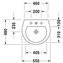 Lavabo mural DarlingNew Circular 55 DURAVIT
