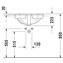 Lavabo empotrado 1930 DURAVIT