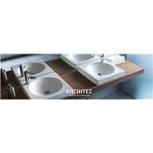 Lavabo mural semicircular Architec Duravit
