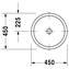 Lavabo empotrado Architec 45 Duravit