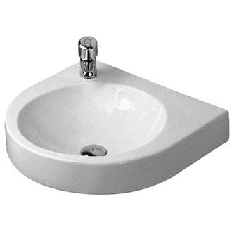Lavabo mural semicircular Architec 57 Duravit