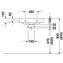 Lavabo mural semicircular Architec 57 Duravit