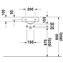 Lavabo mural semicircular 36 Architec Duravit