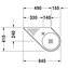 Lavabo mural diagonal Architec Duravit