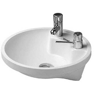 Lavabo empotrado Architec 40 con orificios Duravit
