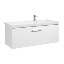 Mueble 110cm un cajón blanco Prisma Roca