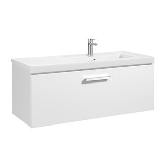 Mueble 110cm un caj&oacute;n blanco Prisma Roca