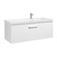Mueble 110cm un caj&oacute;n blanco Prisma Roca