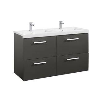 Mueble 120cm cuatro cajones gris Prisma Roca