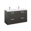 Mueble 120cm cuatro cajones gris Prisma Roca