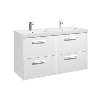 Mueble 120cm cuatro cajones blanco Prisma Roca