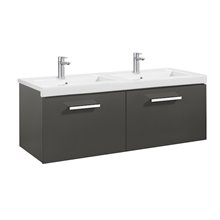 Mueble 120cm dos cajones gris Prisma Roca