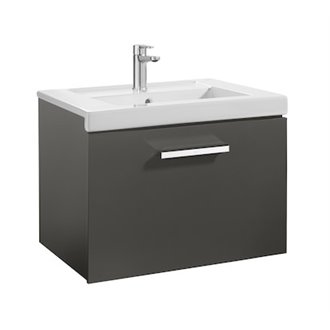 Mueble 60cm un caj&oacute;n gris Prisma Roca