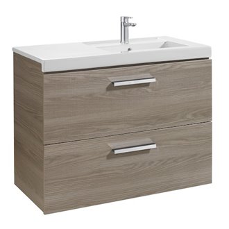 Mueble 90cm dos cajones fresno Prisma Roca