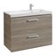 Mueble 90cm dos cajones fresno Prisma Roca