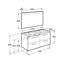 Pack mueble 120cm cuatro cajones blanco Prisma Roca