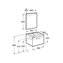 Pack mueble 60cm un caj&oacute;n fresno Prisma Roca