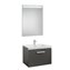 Pack mueble 60cm un caj&oacute;n gris Prisma Roca