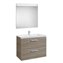 Pack mueble 80cm dos cajones fresno Prisma Roca