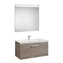 Pack mueble 80cm un caj&oacute;n fresno Prisma Roca