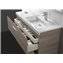 Pack mueble 80cm un caj&oacute;n gris Prisma Roca