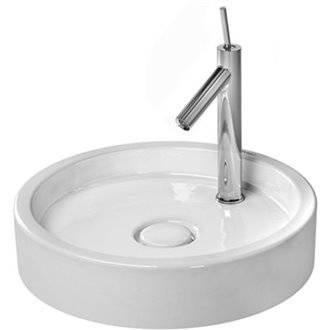 Lavabo sobre encimera rectificado redondo 47 Starck 1 DURAVIT