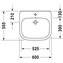 Lavabo mural Vital 60 D-Code DURAVIT
