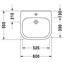 Lavabo mural Vital Med 60 D-Code DURAVIT