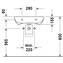 Lavabo mural Vital Med 60 D-Code DURAVIT