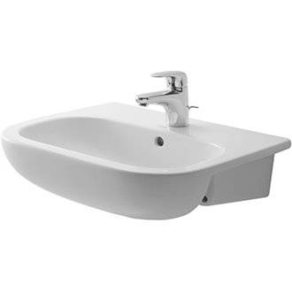 Lavabo semiencastrado 55 D-Code DURAVIT