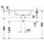 Lavabo semiencastrado 55 D-Code DURAVIT