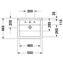 Lavabo semiencastrado 55 Starck 3 DURAVIT
