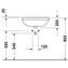 Lavabo semiencastrado 55 Starck 3 DURAVIT