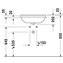 Lavabo semiencastrado 55 Starck 3 DURAVIT