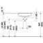Lavabo empotrado D-Code Duravit