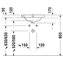 Lavabo empotrado Starck 2 48 Duravit