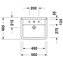 Lavabo empotrado Starck 3 56 Duravit