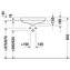 Lavabo empotrado Vero 55 Duravit