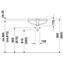 Lavabo empotrado D-Code 49,5 Duravit